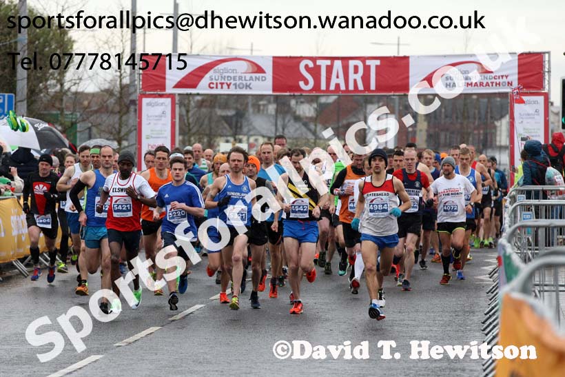 Sunderland City Half Marathon, Sunderland City Half Marathon and 10k. Photo: David T. Hewitson/Sports for All Pics